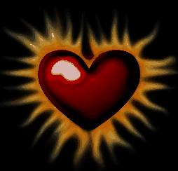 Flaming Heart symbol of esoteric Christianity